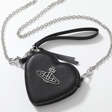 VIVIENNE WESTWOOD ナッパ シン ライン オーブ ハート リストレット (53030023 L001L N403) 75834601 [P]