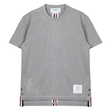 THOM BROWNE ラフリマ ウィメンズ コットン 半袖 Tシャツ FJS013A00050-055 73936790 [P]