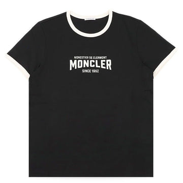Moncler Women's Jersey Logo T-Shirt (Black) 8C00031 89AUO P90 154422408 [P]