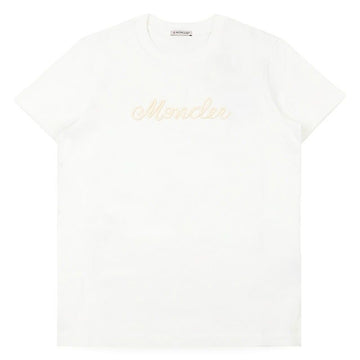 MONCLER コンロゴ半袖シャツ（アイボリー）8C00051 89AUG 034 154990835 [P]
