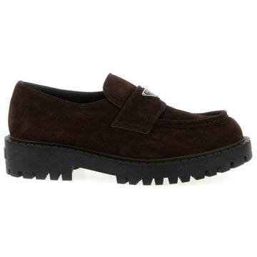 PRADA スウェードレザーローファー 148481009 [P]