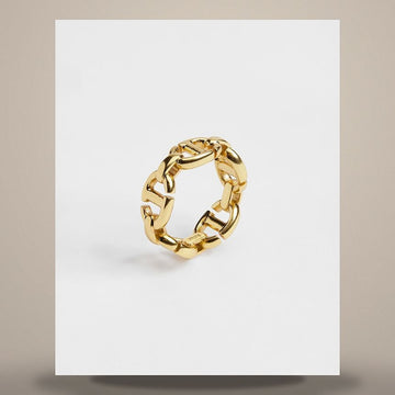 Dior CD Navy Ring Gold Finish Metal R1070CDNMT_D300 158713428 [P]
