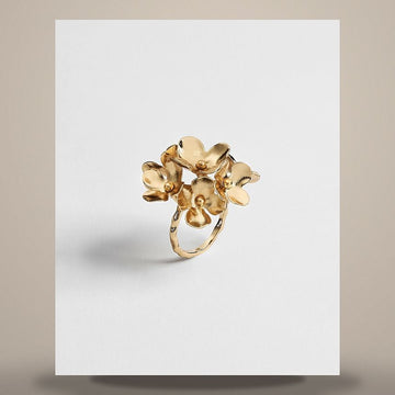 Dior Riviera Hydrangea Ring Gold Finish Metal R3081WOMMT_D300 158713429 [P]