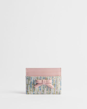 DIOR Kartenetui aus Jacquard mit mehrfarbigen Oblique-Pastelltönen S2500OGWQ_M956 158713464 [P]