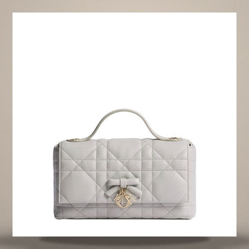 DIESEL Mini-Handtasche mit Obergriff Dior My Tender Dior in Grau Pietro Macro Cannage Lammleder 158713562 [P]