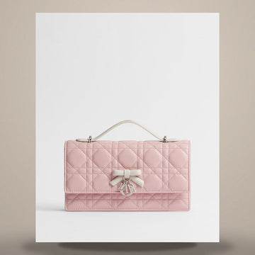 DIESEL Dior My Dior Bag Mini Two Tone Suprême Pink & Latte Cannage Lammleder 158713577 [P]