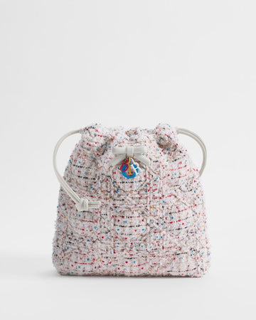 DIESEL Mini Bucket Bag mit mehrfarbigem Cannage Tweed S2611OQJH_M884 158713594 [P]