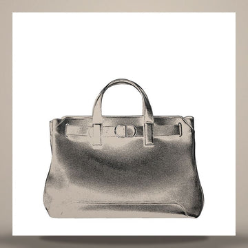 DIESEL Medium Tote Bag aus schwarzem, genarbtem Kalbsleder 1LLSH290MAL_H00N 158713609 [P]