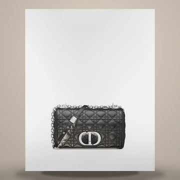 Diesel Dior Caro Medium Bag Black supple Cannage Calfskin M9242PWHC_M900 158713614 [P]