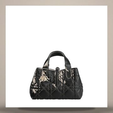 DIESEL Tote Bag Small Black Matelassé Kalbsleder M2822OSNW_M900 158713615 [P]