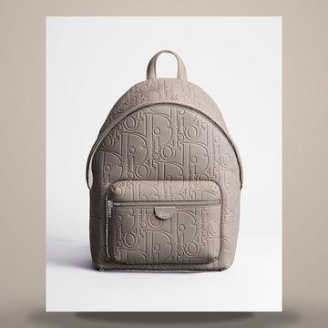 DIESEL Rider Rucksack Trianon Grau aus Dior Gravity Grain Leder 158713630 [P]