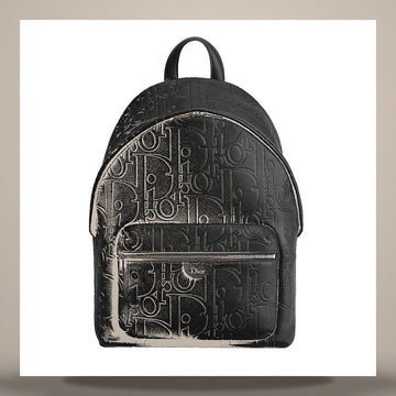 Diesel Rider Zip Backpack Black Grain Leather 158713632 [P]
