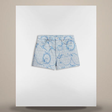 DIOR Shorts aus Baumwoll-Denim in Blau Kolibri 158713631 [P]