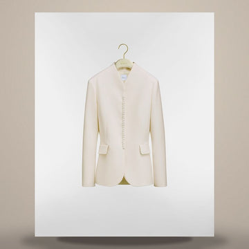 DIOR Barjacke aus weißer Wolle Seide 158713641 [P]