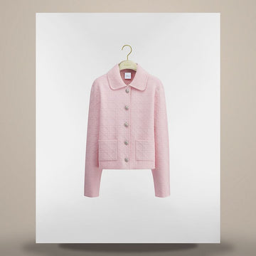 DIOR Jacke in technischer Jacquard-Pink 654V14A5I95_X4020 158713649 [P]