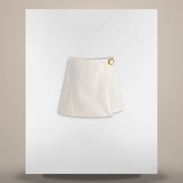 DIOR Rockhose aus Baumwolle und Seide in Ecru 647P35A3141_X0200 158713659 [P]