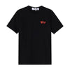 COMME DES GARCONS ダブルレッドハートワッペン半袖Tシャツ 144598627 [P]