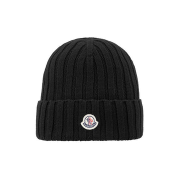 Moncler Logo Patch Beanie 154210598 [P]
