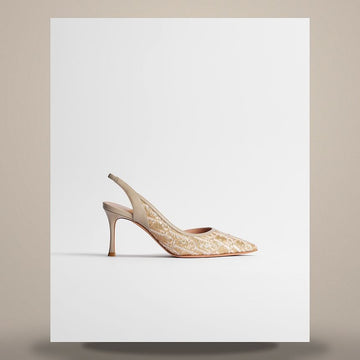 Dior Adorable Slingback Pumps Beige Sequin Embroidery Fabric KDV637OFP_S15T 158715031 [P]