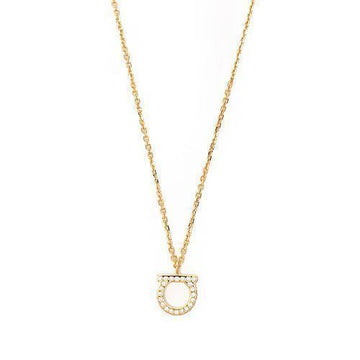 SALVATORE FERRAGAMO Gancini-Halskette 76-0132 GOLD 696656 30123285 [P]