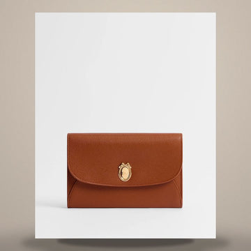 DIOR Médallion Umschlagriemen Tasche in Maulbeere und Lingerie Rosa Feinschafsleder 158715040 [P]