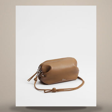 DIOR Bogen Tasche Kamel Soft Lammleder 158715043 [P]