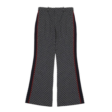 GUCCI GGロゴプリントクロップフレアパンツ 122366900 [P]