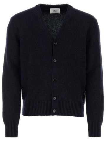 AMI Chainstitch Heart Logo Cashmere Cardigan 133032711 [P]