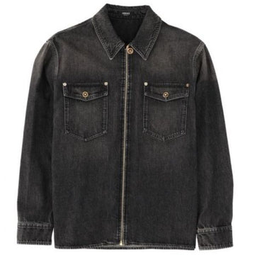 VERSACE DENIM SHIRT STOP WASH SCHWARZ (1020723 1A15050 1D280) 149481494 [P]