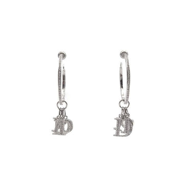 DIOR クリスタル ロゴ ループ イヤリング L984694 158716513 [P]