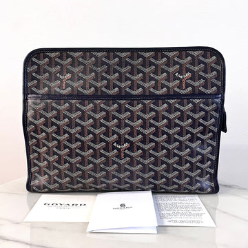 Goyard Clutch Bag Navy ABAJOUV-GM-12 158719138 [P]