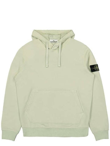 STONE ISLAND コットンフリースフードスウェットシャツレギュラーフィット801564151 V0051 133072004 [P]