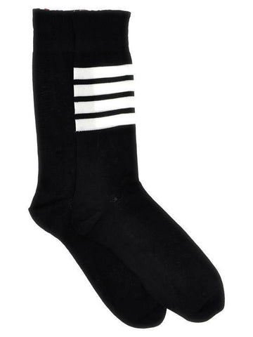 Thom Browne 4-Bar Stripe Lightweight Mid-Calf Socks 142313617 [P]