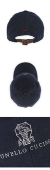 Brunello Cucinelli Men's Logo Cotton Cap 158718050 [P]