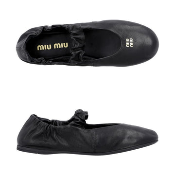 Miu Miu Ballerina Flats in Napa Leather 158719133 [P]