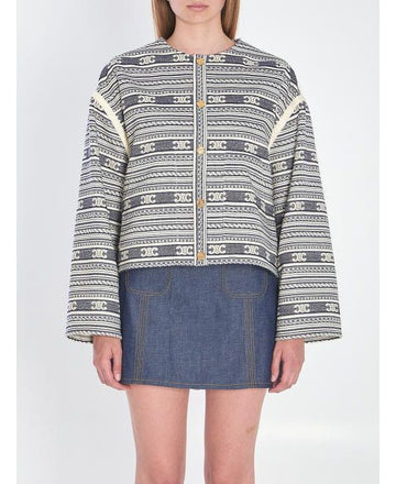 Celine Cardigan Jacket in Cotton Wool RV0NW0028 97MI 151055174 [P]