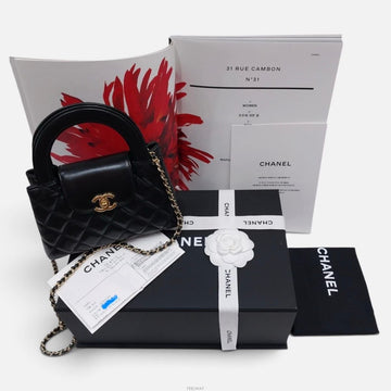 CHANEL AS4416 Kelly Bag Small Top Handle Leather Crossbody 123456 158725142 [P]