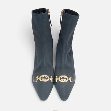 Gucci Zumi Mid-Heel Ankle Boots 158725294 [P]