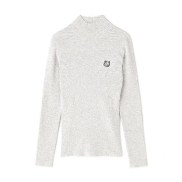 MAISON KITSUNE TONAL FOX HEAD PATCH FEIN RIBBELTURTLECK (LW00806KT1091-H120) 116437952 [P]