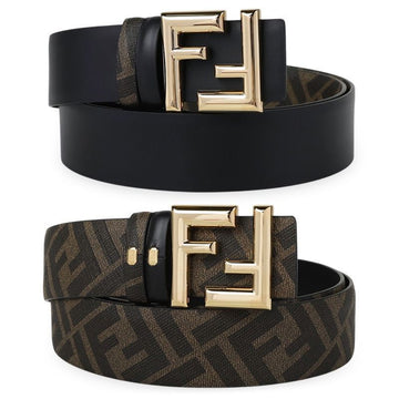 FENDI Männlicher FF Schnalle Wendegürtel 153766154 [P]