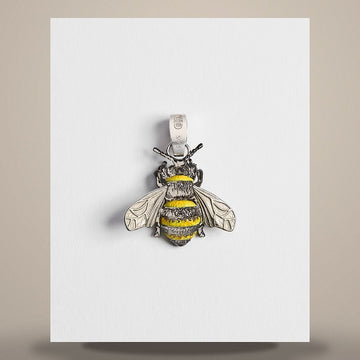 Dior Charm Bee Pendant Silver, Yellow & Black Lacquer X0300HOMST_D975 158730444 [P]