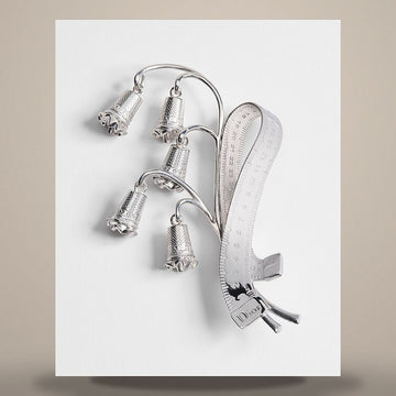 DIOR Couture Brosche Lily of the Valley Silber V1823HOMST_D990 158730472 [P]