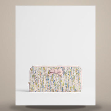 DIOR Voyager Slim Wallet Multicolor Oblique Pastell Jacquard 158730569 [P]