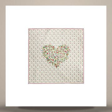 Dior Amour Dove & Rose 70 Square Scarf Multicolor Silk Twill 158730624 [P]