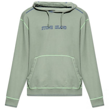 Stone Island Brushed Cotton Fleece Hooded Sweatshirt - Oversized Fit (791560678 V0055) 151465092 [P]