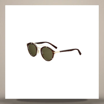 DIOR Bio-Acetat Sonnenbrille in Braun Tortoise-Effekt Pantos 158730745 [P]