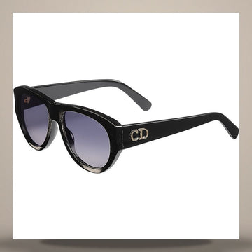 DIOR Glänzende schwarze Pilotensonnenbrille GLOWA1IXR_10A1 158730755 [P]