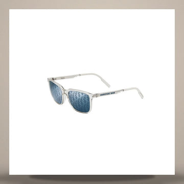 Dior Tag SU Sunglasses Crystal Tone Rectangular 158730783 [P]