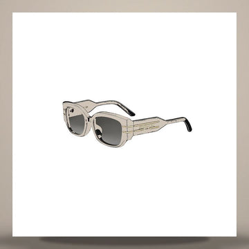 DIOR S13F Sonnenbrille Schwarz Rechteckig 158730819 [P]