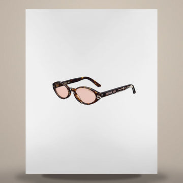 DIOR Sonnenbrille Oval in Braun Tortoiseshell-Effekt DPFCR1FXR_20L0 158730821 [P]